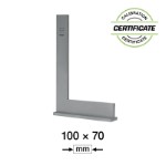 Anslagsvinkel 100x70 mm DIN 875/1 (Inkl. Certifikat)